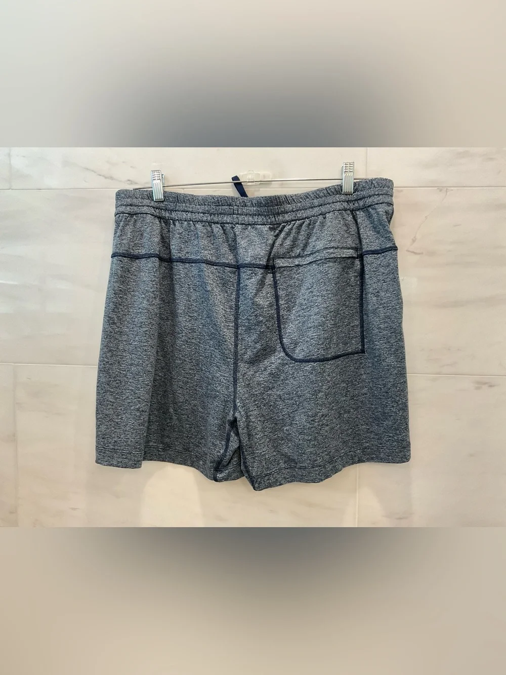 Lululemon Soft Jersey Shorts - 5” - Linerless HEATHER NAVY size XXL T58